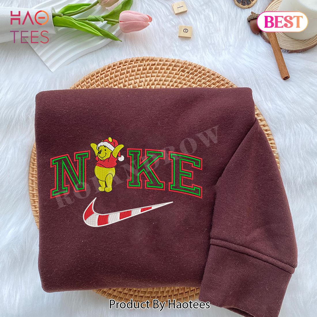 TRENDING Winnie the Pooh Embroidered Youth Sweatshirt TRENDING Winnie the Pooh Embroidered Youth Sweatshirt