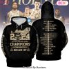 2024 UConn Huskies NCAA Men Basketball National Champions Back To Back Hoodie