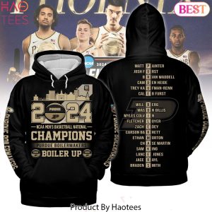 2024 NCAA Men Basketball National Champions Purdue Boilermaker Boiler Up Hoodie