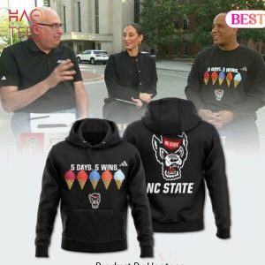 5 Days 5 Wing NC State Wolfpack Hoodie