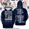 Back To Back NCAA Men Basketball National Champions UConn Huskies Hoodie