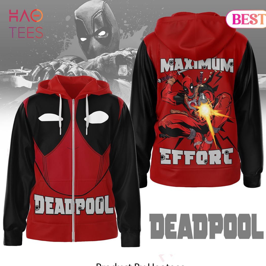 Deadpool Maximum Effort Hoodie
