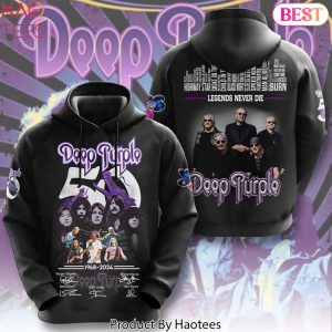 Deep Purple 1968-2024 Signature Design Hoodie