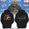 Detroit Lions Positional Villain Special Design Black Hoodie