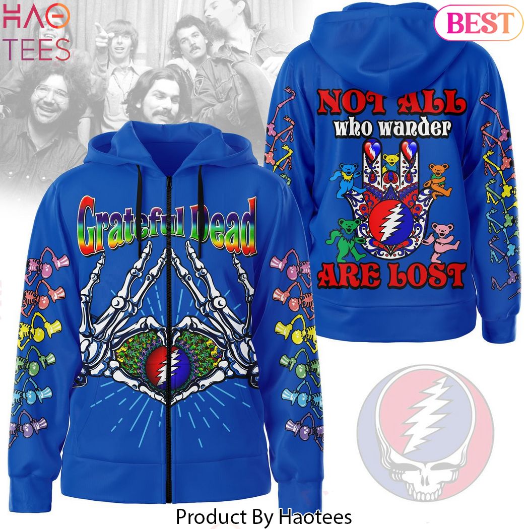 Grateful Dead Not All Who Wander Are Lost Hoodie Grateful Dead Not All Who Wander Are Lost Hoodie