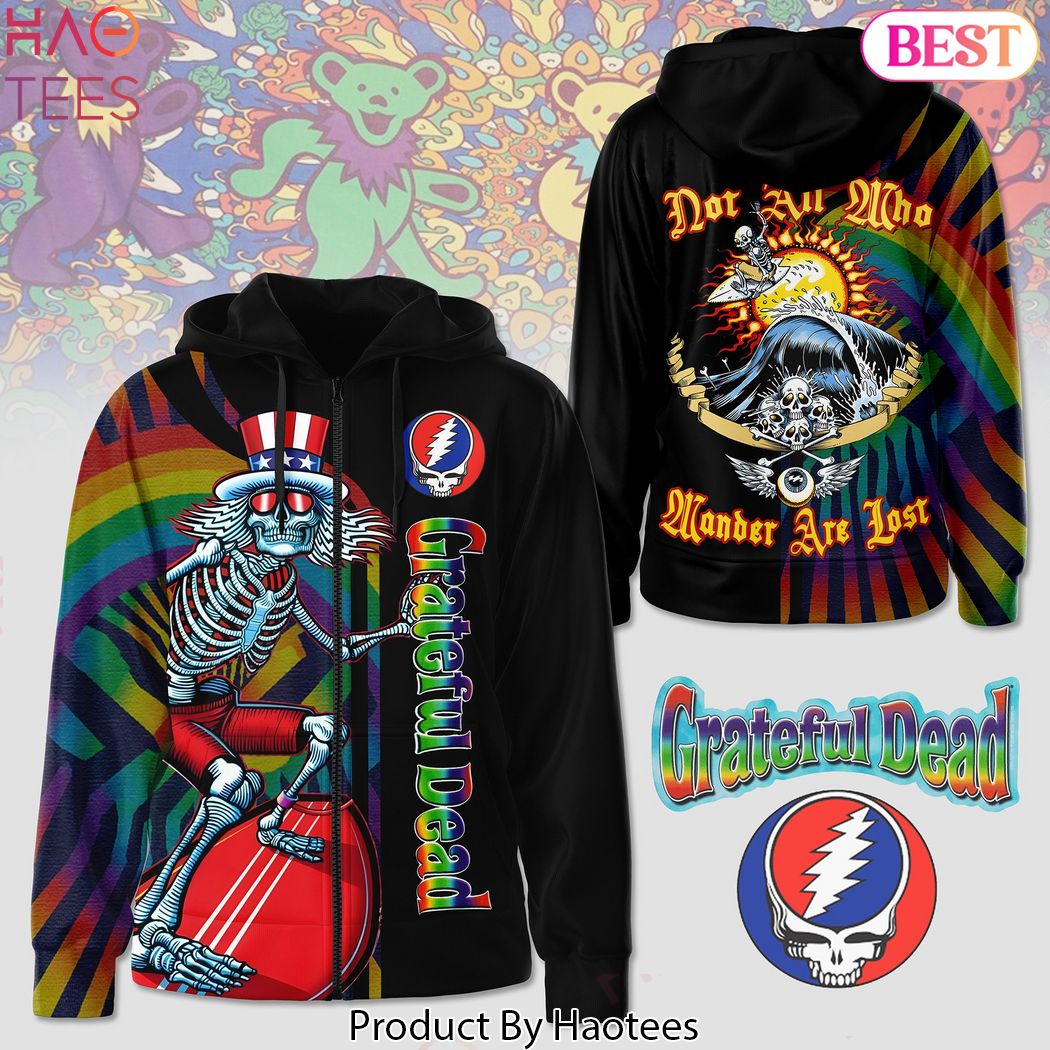 Grateful Dead Not All Who Wander Are Lost Hoodie