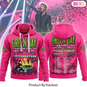 Green Day The Saviors Tour  The Interrupters Hoodie