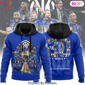 Inter Milan Champions Serie A Thank You For The Memories Hoodie