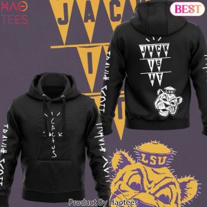 Jack Is At  Travis Scott LSU Tigers Football Hoodie