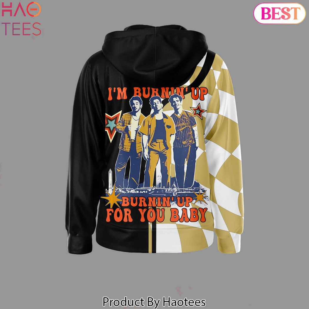 Jonas Brothers Im Burnin Up For You Baby Hoodie Jonas Brothers Im Burnin Up For You Baby Hoodie