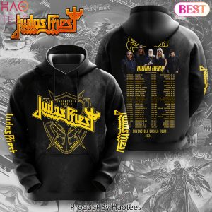 Judas Priest Invincible Shield Uriah Heep Tour 2024 Hoodie