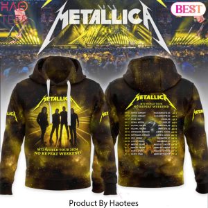 M72 World Tour 2024 No Repeat Weekend Metallica Design Hoodie