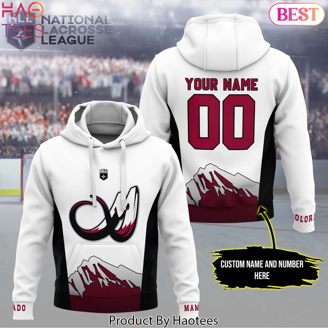 Personalized NLL Colorado Mammoth Special Design White Hoodie