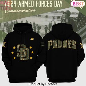 San Diego Padres 2024 Armed Forces Day Hoodie