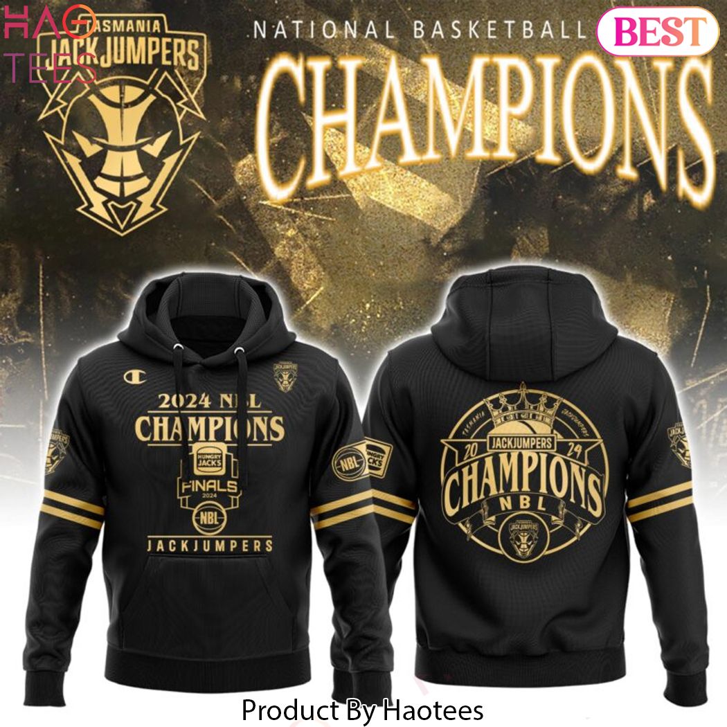 Tasmania JackJumpers 2024 NBL Champions Finals Jackjumpers Hoodie Tasmania JackJumpers 2024 NBL Champions Finals Jackjumpers Hoodie
