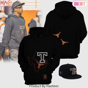 Texas Longhorns Cactus Jack Design Black Hoodie