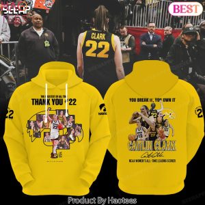 Thank You Caitlin Clark Iowa Hawkeyes Womens Basketball You Break It You Own It Hoodie