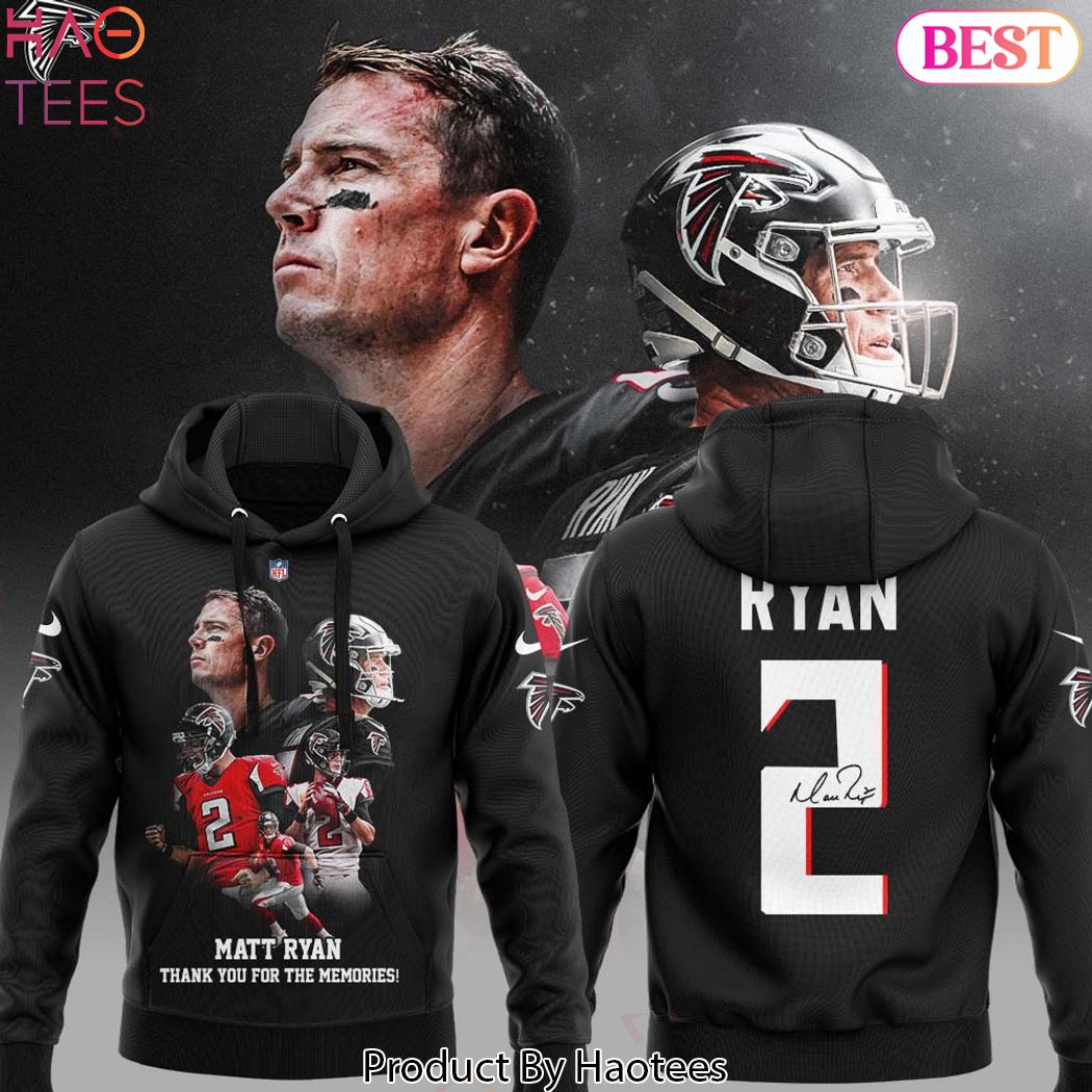 Thank You For The Memories Matt Ryan x Atlanta Falcons Hoodie