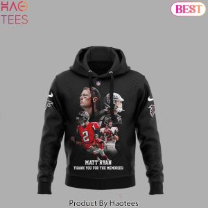 Thank You For The Memories Matt Ryan x Atlanta Falcons Hoodie