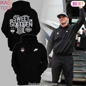 UConn Huskies 2024 Sweet Sixteen The Road To Phoenix Hoodie UConn Huskies 2024 Sweet Sixteen The Road To Phoenix Hoodie