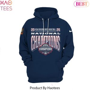 Uconn Huskies Mens Basketball Six-time Ncaa Champions Hoodie