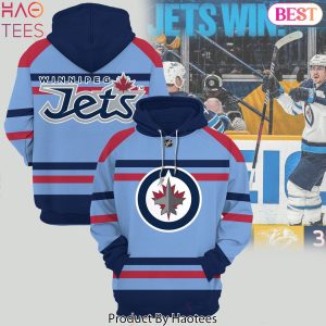 Winnipeg Jets Light Blue Anniversary Premier Breakaway Hoodie