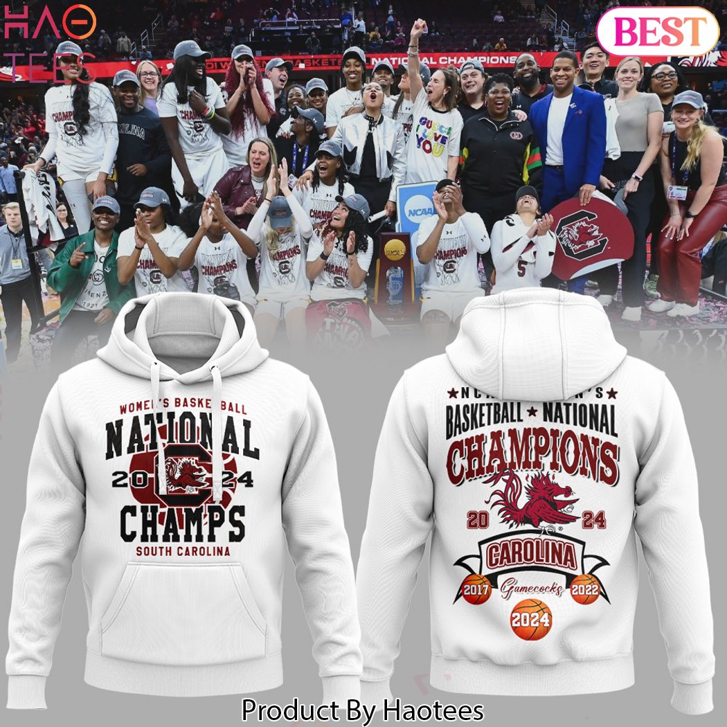 Women Basketball National 2024 Champs South Carolina Gamecock Hoodie