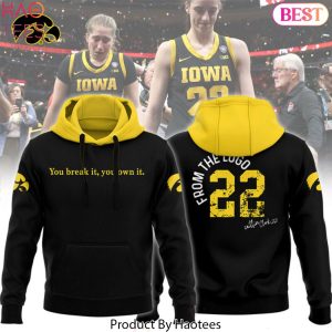You Break It You Own It Caitlin Clark Basketball Signature Design Black Hoodie