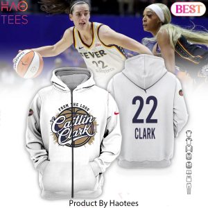 Caitlin Clark From The Logo Indiana Fever Zip Hoodie