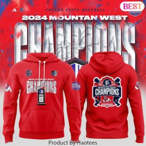 Baseball Mountain West Tournament Champions Fresno State Bulldog Hoodie