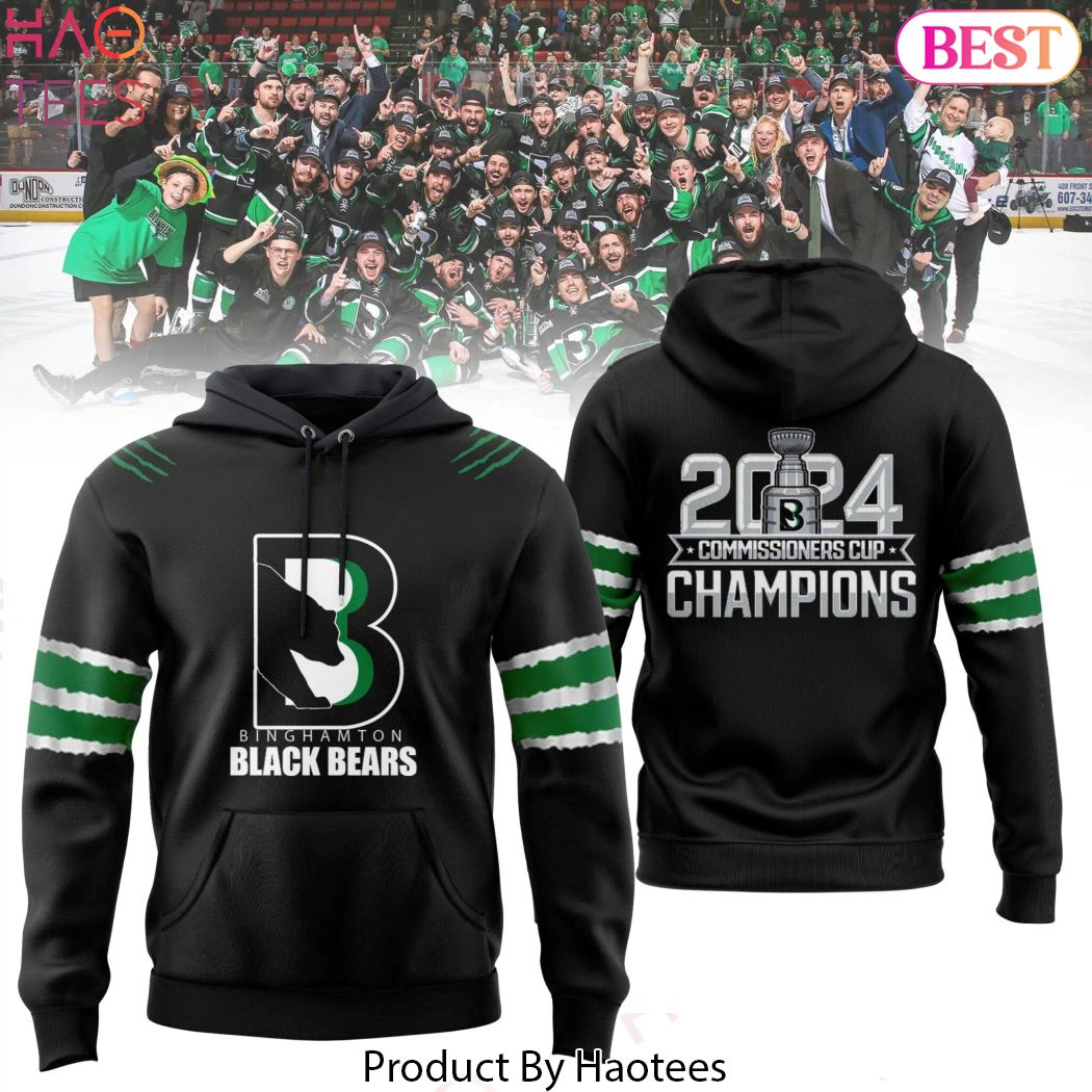 Binghamton Black Bears Champions 2024 Hoodie