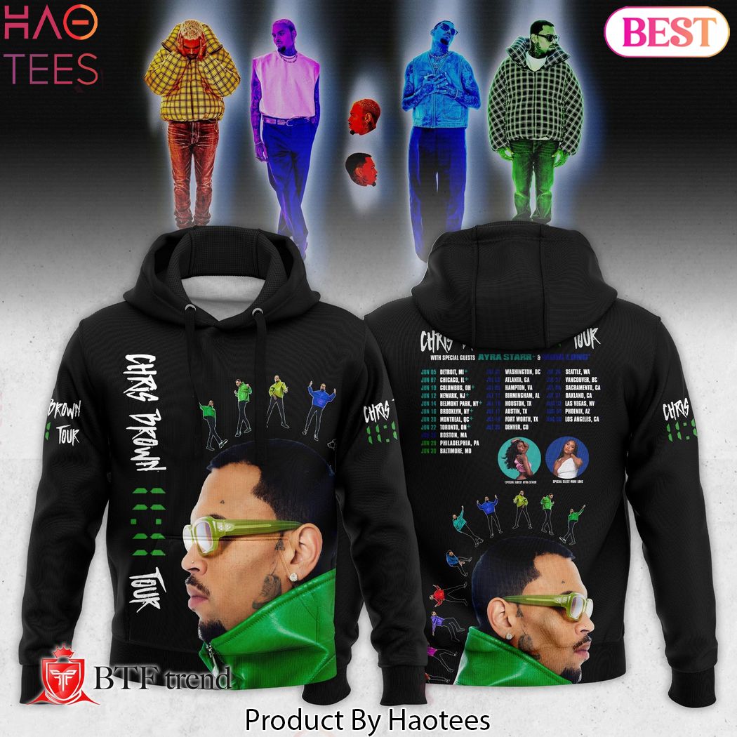 Chris Brown Tour 2024 ? The 11_11 Tour Design Hoodie
