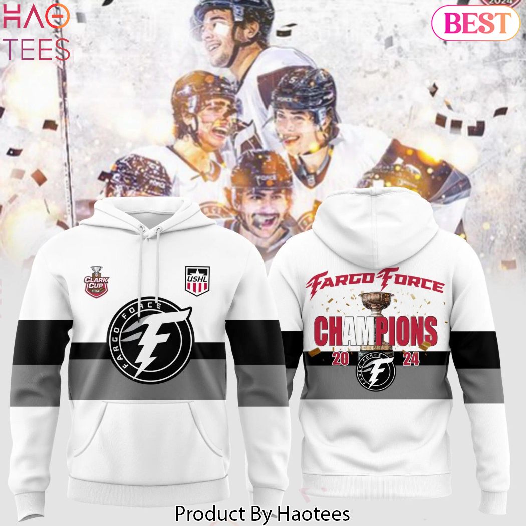 Clark Cup Final Fargo Force Champions 2024 Hoodie Clark Cup Final Fargo Force Champions 2024 Hoodie