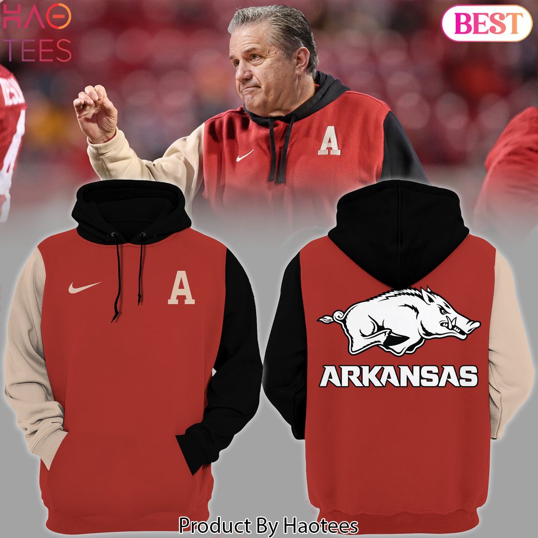 Coach Calipari Hoodie ? Arkansas Razorbacks Basketball Design Hoodie