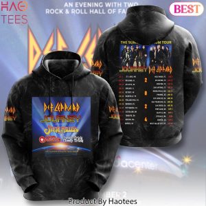 Def leppard Journey The Summer Stadium Tour Hoodie