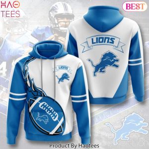 Detroit Lions All Over Print Pullover Design Hoodie