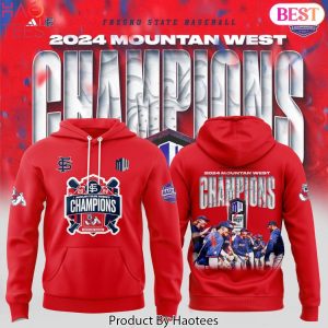 Fresno State Bulldog Baseball Mountain West Tournament Champions 2024 Hoodie