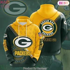 Green Bay Packers All Over Print Pullover Hoodie