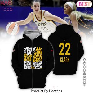 Indiana Fever All Over Printed Clothes Caitlin Clark Zip Hoodie