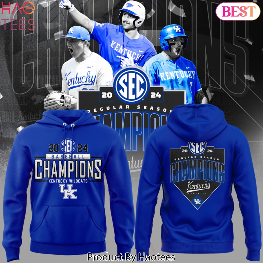 Kentucky Wildcats Baseball Regular Season Champions 2024 Hoodie