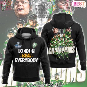 London Knights London Beat Everybody Champion 2024 Hoodie