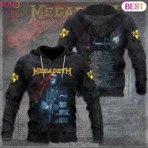Megadeth The Sick The Dying And The Dead Design Hoodie