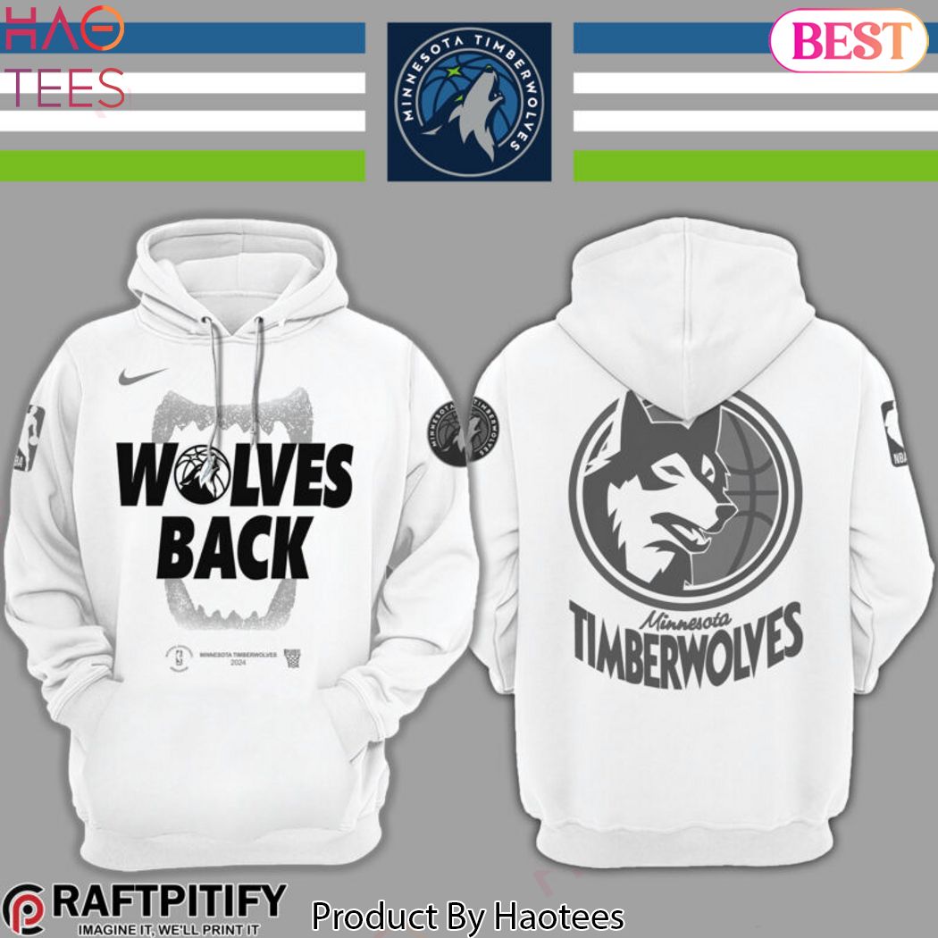 Minnesota TimberWolves Wolves Back Hoodie
