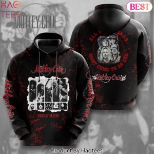Motley Crue Shout At The Devil Signature Hoodie