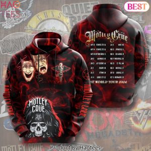 Motley Crue The World Tour 2024 Design Hoodie