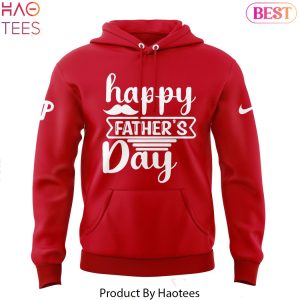 Philadelphia Phillies Happy Father Day Red Hoodie