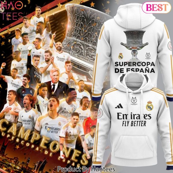 Real Madrid Club Supercopa De Espana 2024 Hoodie