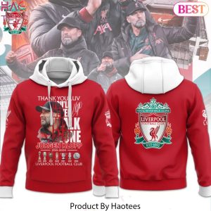 Thank You Coach Jurgen Klopp Liverpool 2015-2024 Design Hoodie