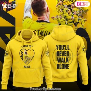 Thank You Marco Reus Dortmunder Jung Legende Design Gold Hoodie
