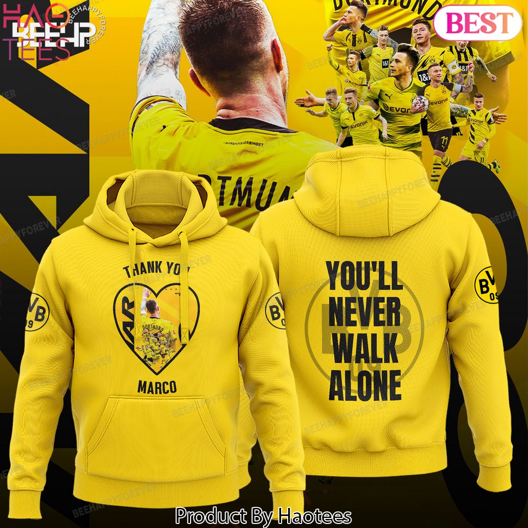 Thank You Marco Reus Dortmunder Jung Legende Design Gold Hoodie Thank You Marco Reus Dortmunder Jung Legende Design Gold Hoodie